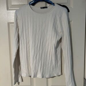Ivory long sleeve top
